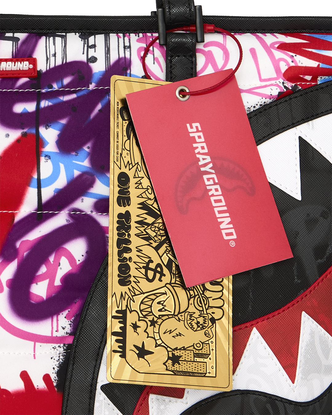 SPRAYGROUND® TOTE TAGGED UP PUFFER TOTE