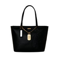 SPRAYGROUND® TOTE SHARK CENTRAL GOLD TAG TOTE