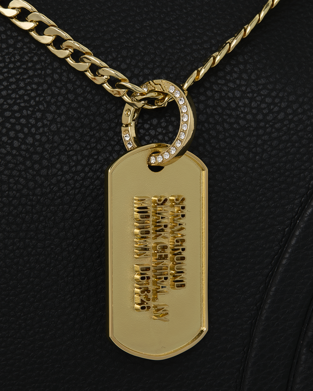 SPRAYGROUND® TOTE SHARK CENTRAL GOLD TAG TOTE