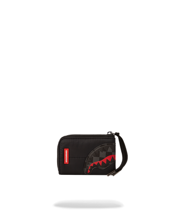 SPRAYGROUND® WALLET BLACK PUFFER CHECK WALLET