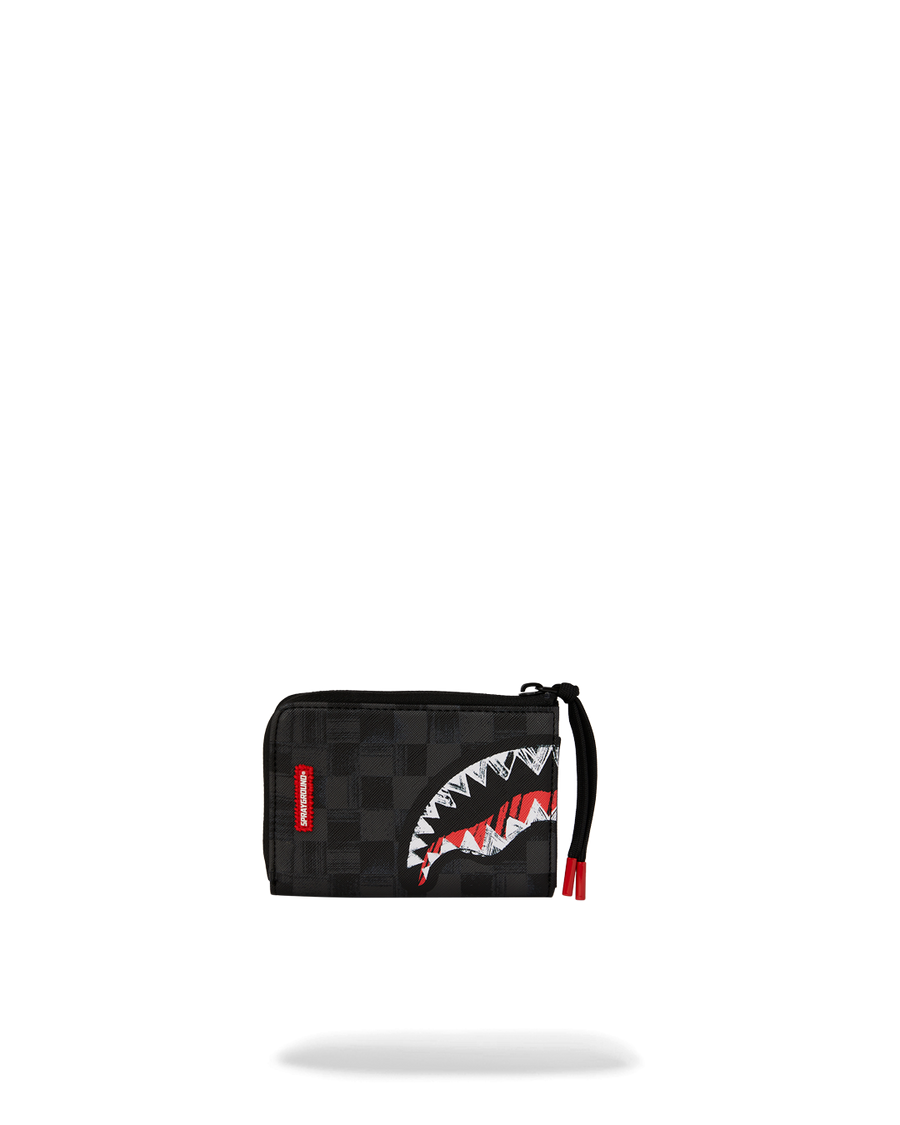 SPRAYGROUND® WALLET SCRIBBLE SHARK WALLET