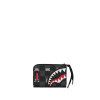 SPRAYGROUND® WALLET GRAY PEEKING CHARACTER CHECK WALLET