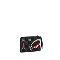 SPRAYGROUND® WALLET GRAY PEEKING CHARACTER CHECK WALLET
