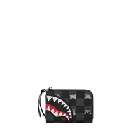 SPRAYGROUND® WALLET GRAY PEEKING CHARACTER CHECK WALLET
