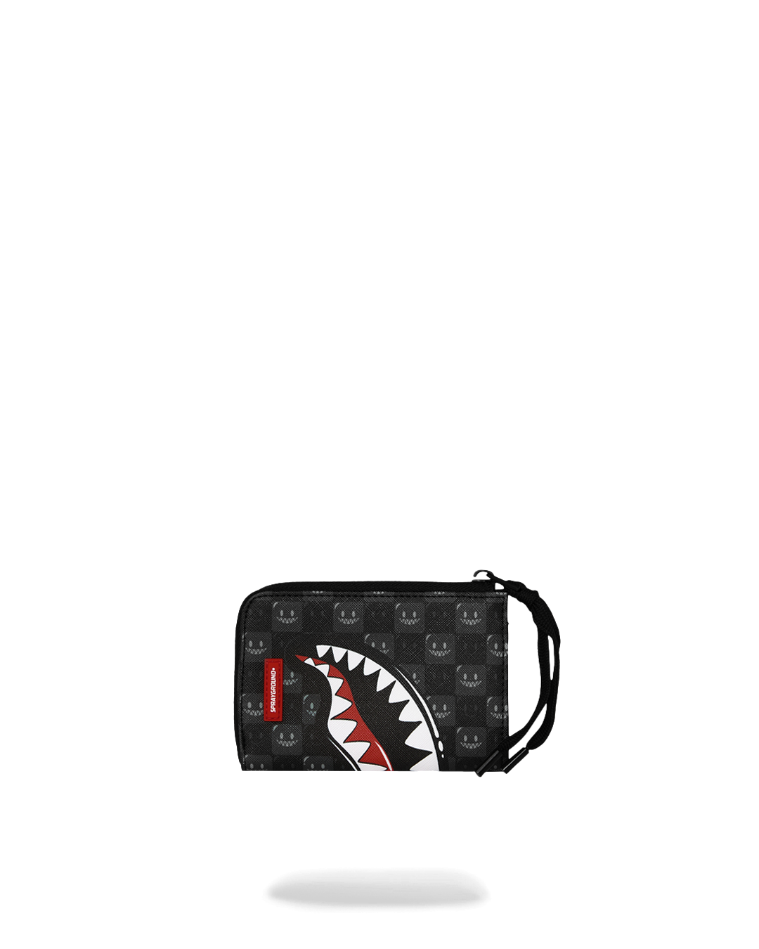 SPRAYGROUND® WALLET SHARKS IN PARIS WTF BUBBLY BLACK CHECK WALLET