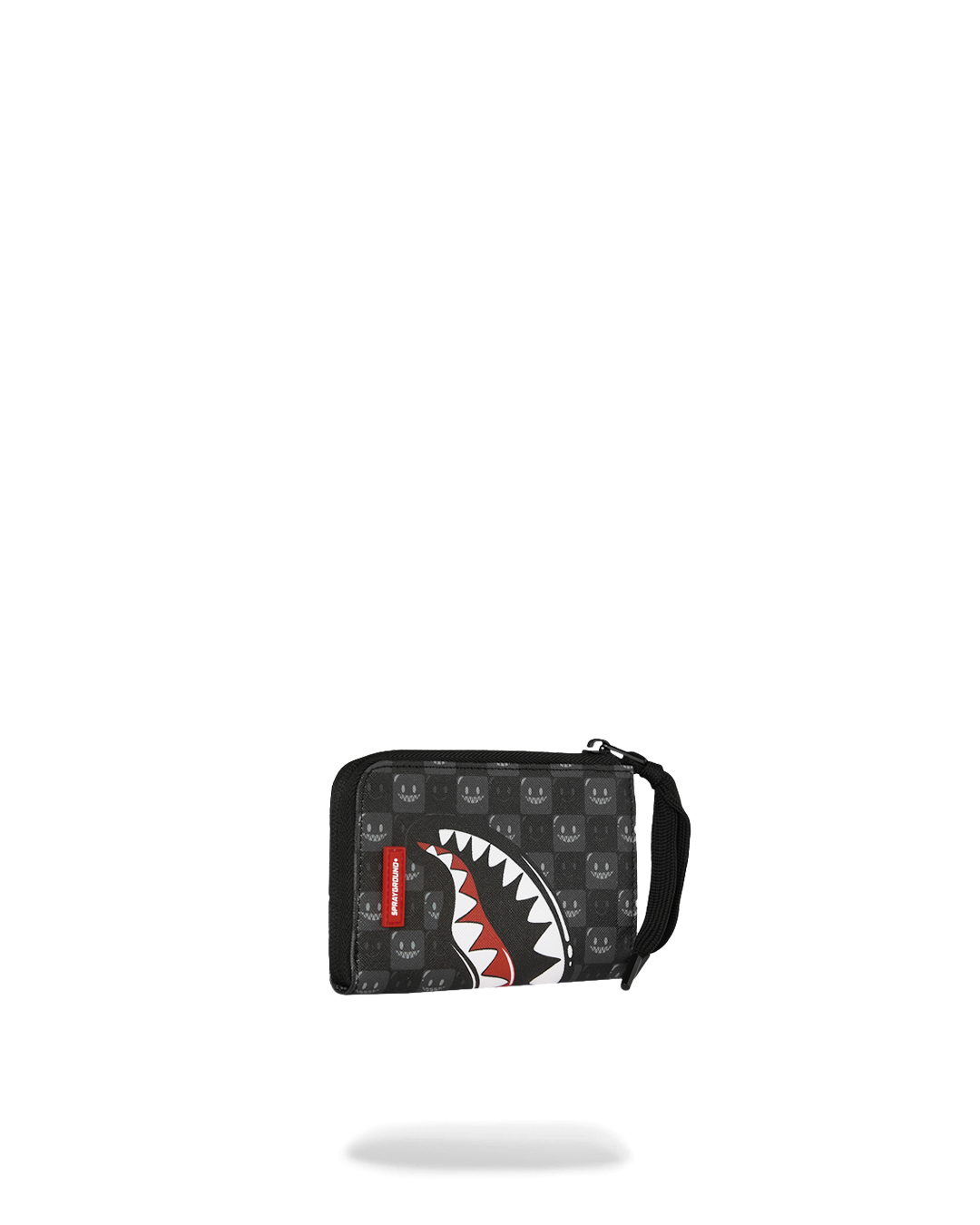 SPRAYGROUND® WALLET SHARKS IN PARIS WTF BUBBLY BLACK CHECK WALLET