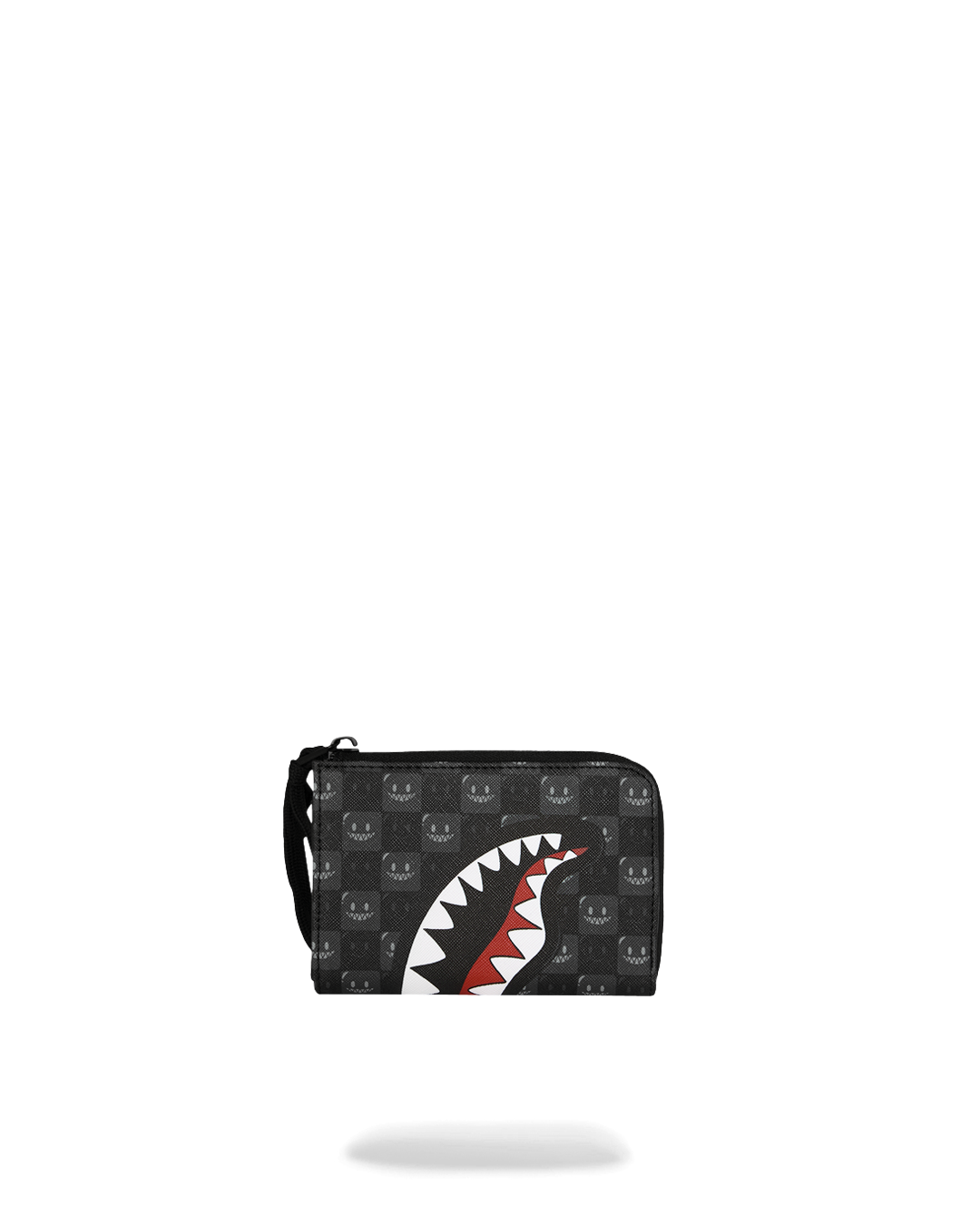 SPRAYGROUND® WALLET SHARKS IN PARIS WTF BUBBLY BLACK CHECK WALLET