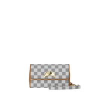 SPRAYGROUND® WALLET EMBOSSED CREAM CHECK TURN LOCK WALLET