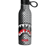 SPRAYGROUND® WATER BOTTLE DOODLE CHECK SPLIT WATER BOTTLE
