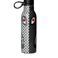 SPRAYGROUND® WATER BOTTLE DOODLE CHECK SPLIT WATER BOTTLE