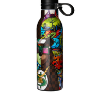 SPRAYGROUND® WATER BOTTLE MONEYBEAR SPLIT CHECK WATER BOTTLE