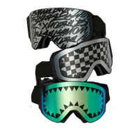 SPRAYGROUND® APPAREL GRAFFITI SKI GOGGLES SET (3 INTERCHANGEABLE LENSES)