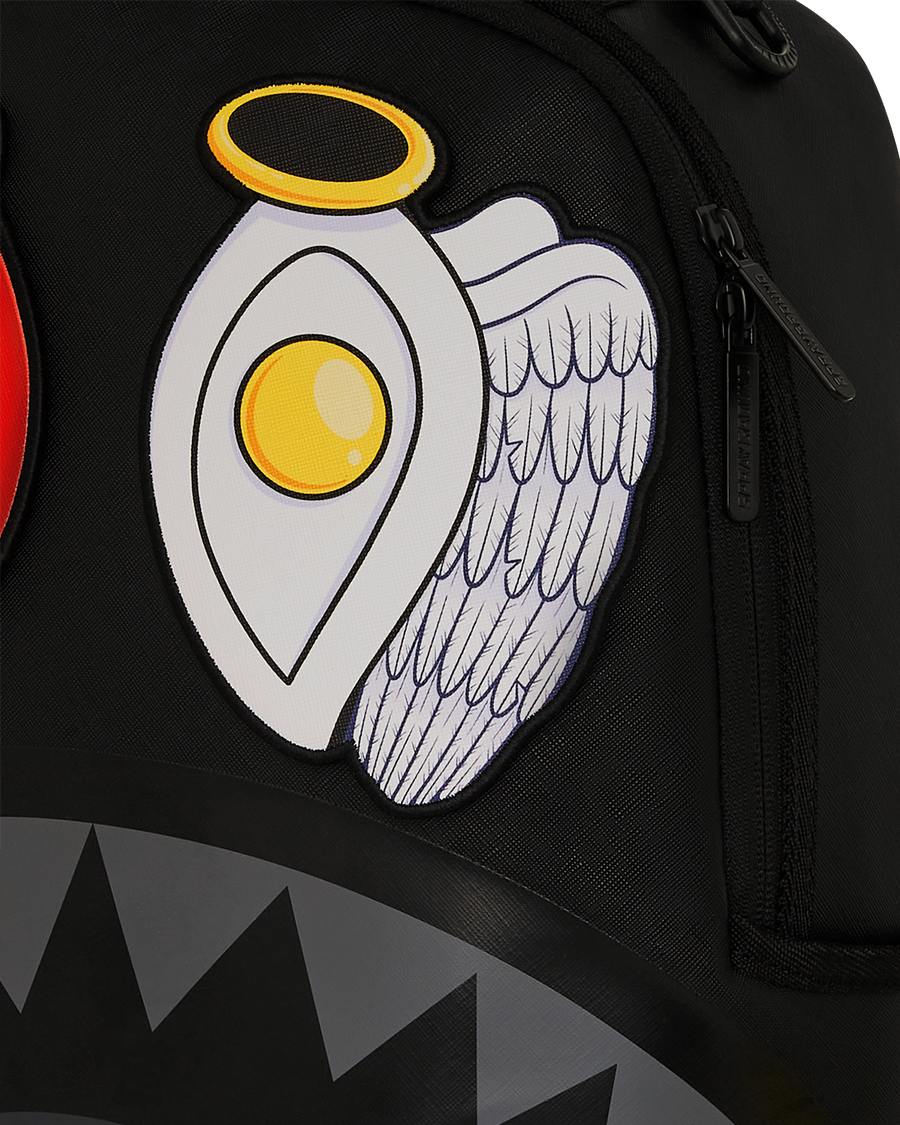 SPRAYGROUND® BACKPACK BLACK REMOVABLE EYES DLXSV BACKPACK