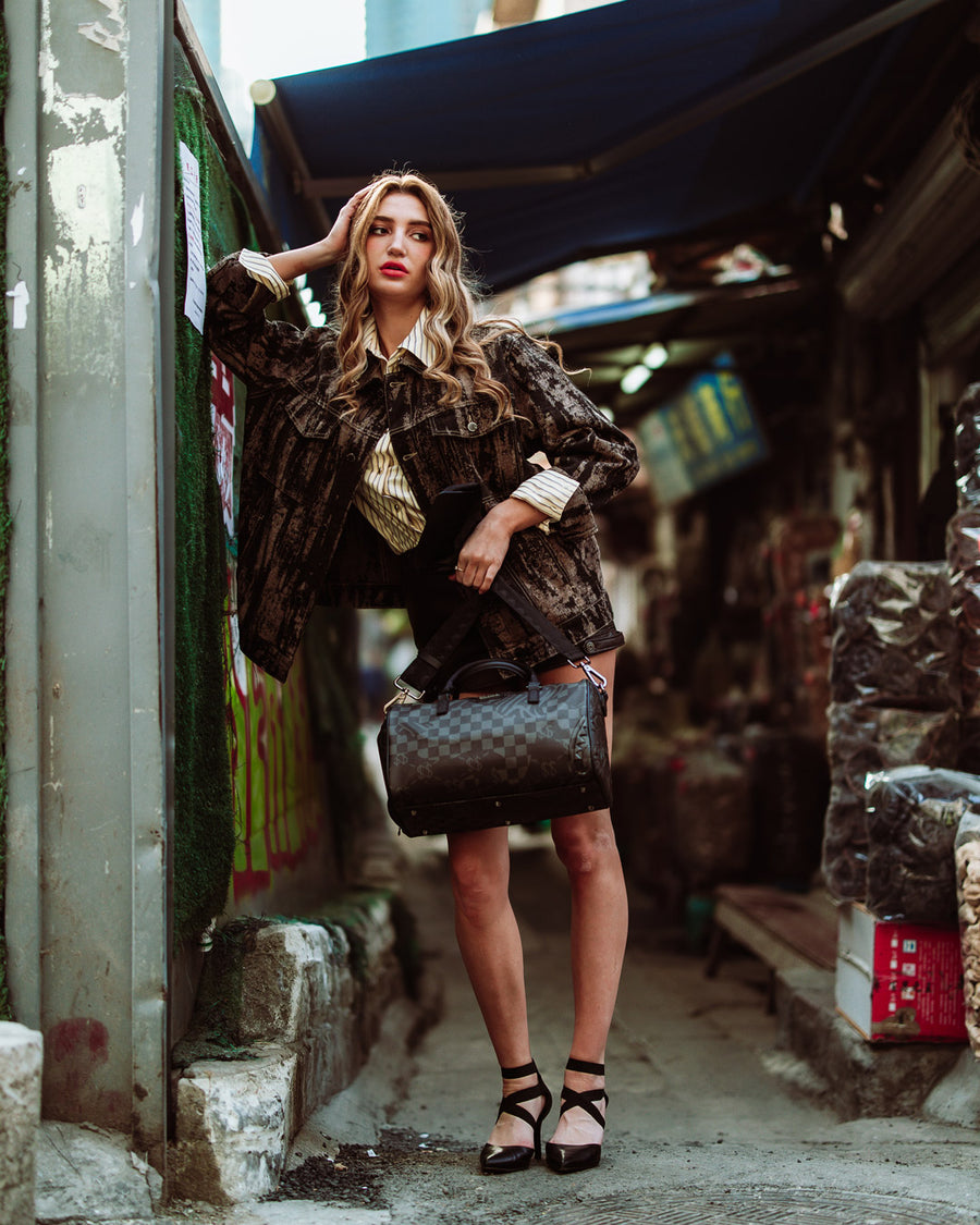 SPRAYGROUND® DUFFLE 3AM CHECK MINI DUFFLE