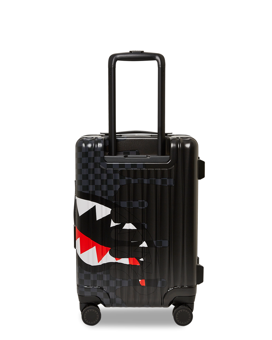SPRAYGROUND® LUGGAGE UNFINISHED SHARK HARD SHELL CARRY-ON LUGGAGE