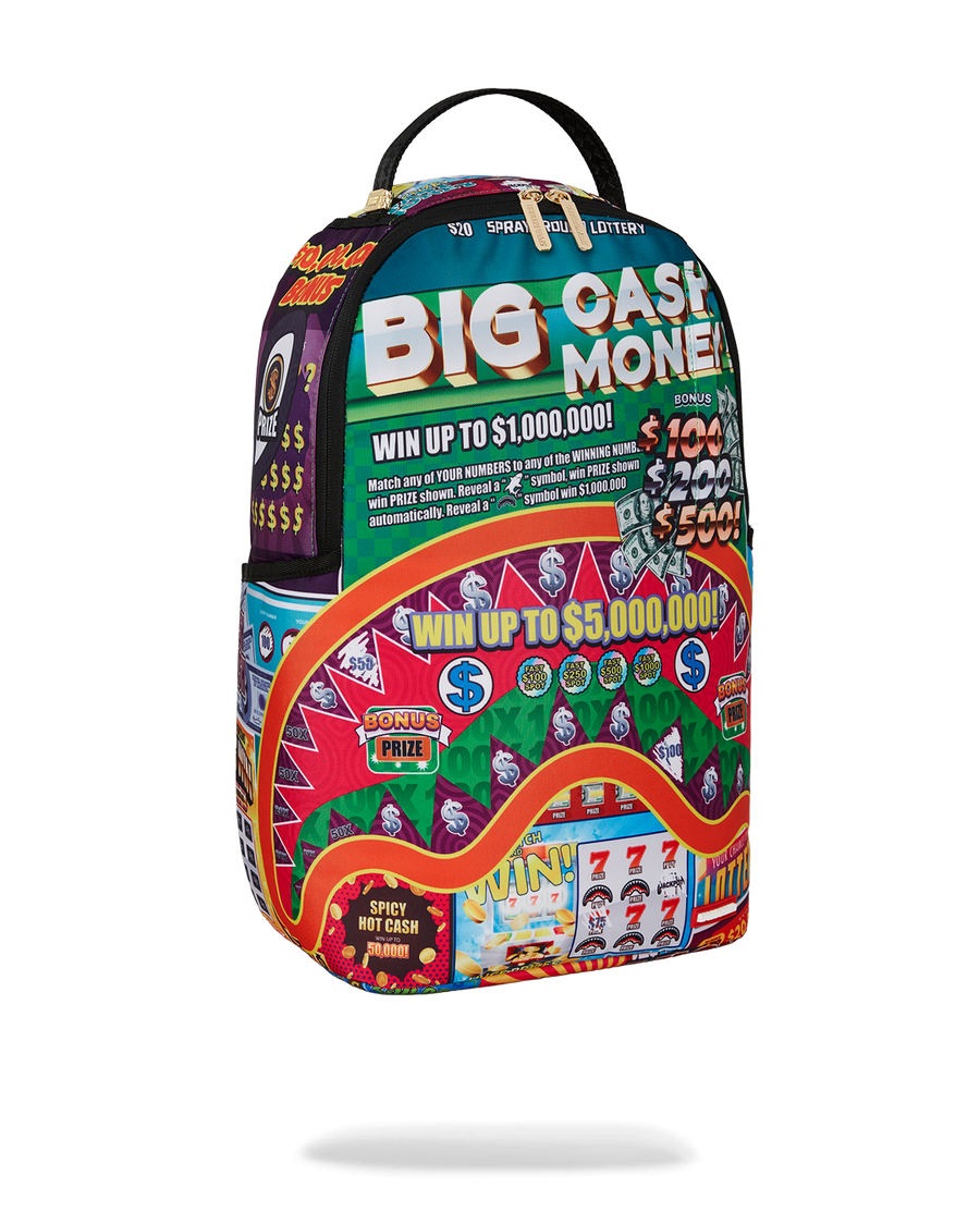 SPRAYGROUND® BACKPACK BIG MONEY BIG MONEY (WITH SCRATCH OFF PLAYING CARD) BACKPACK