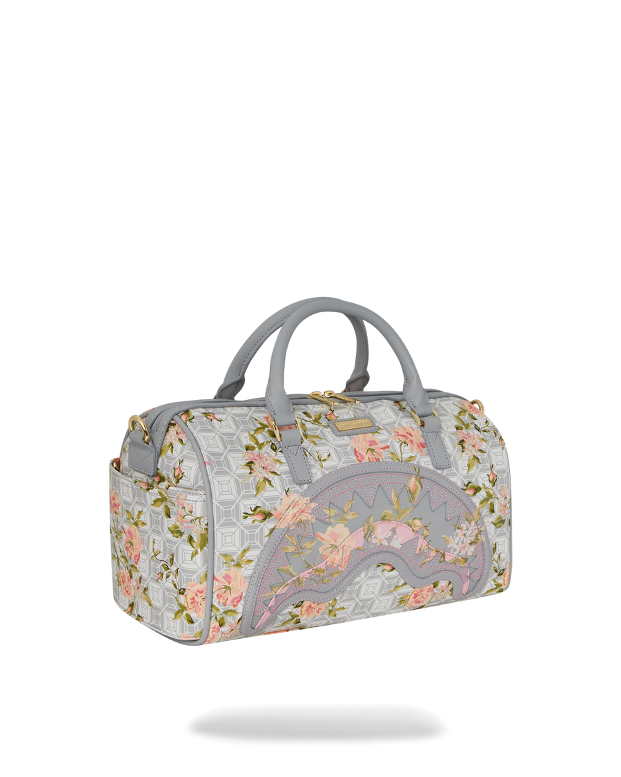 SPRAYGROUND® DUFFLE A.I. AFRICAN INTELLIGENCE ELEGANT ENERGY MINI DUFFLE - SANDFLOWER COLLAB