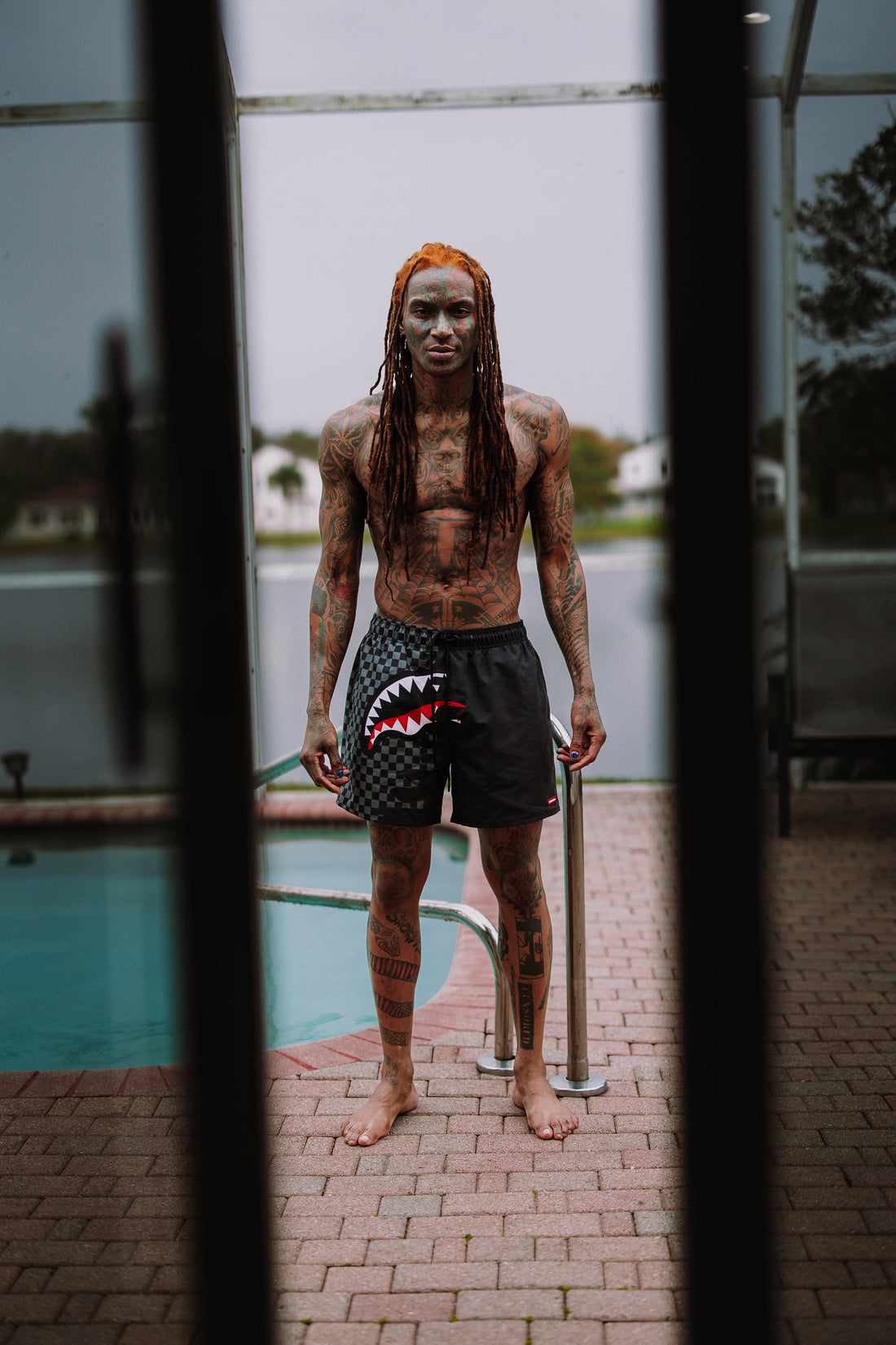 SPRAYGROUND® SWIM SPEED SHARK SIDE SWIPE SWIM SHORTS