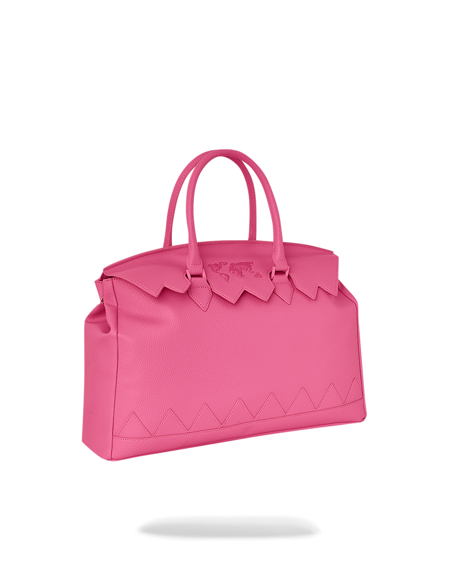 SPRAYGROUND® HANDBAG JAMES GLOBAL PINK SPIRKIN HANDBAG