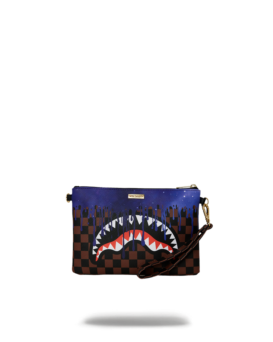 SPRAYGROUND® POUCHETTE LOST IN SPACE DRIP CROSSOVER CLUTCH