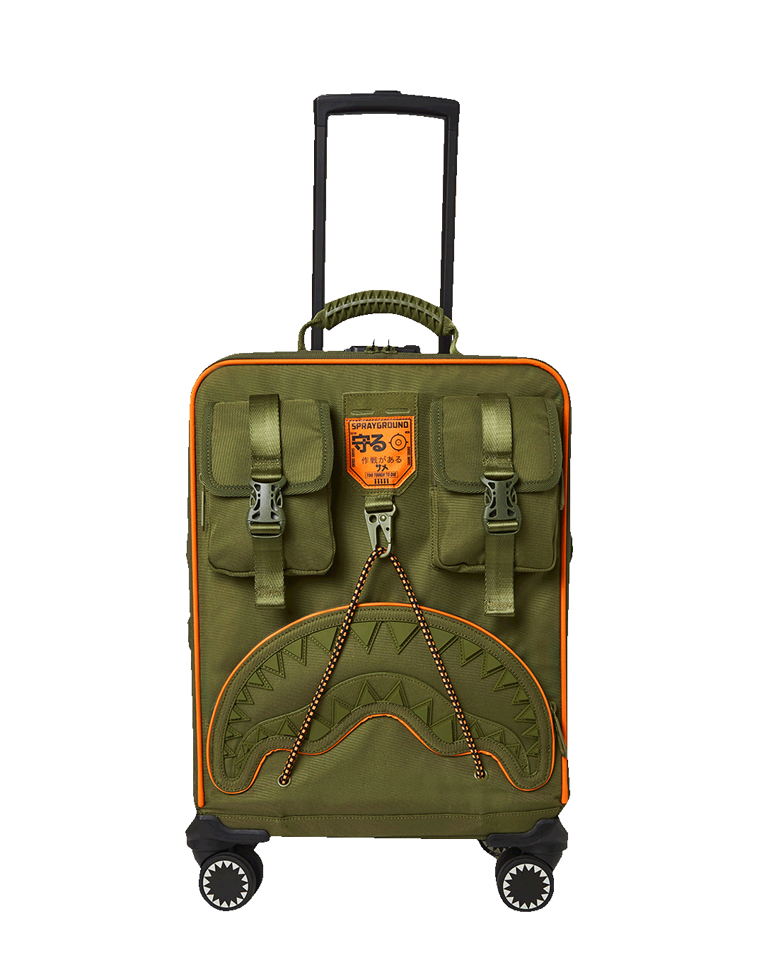 SPRAYGROUND® LUGGAGE SPECIAL OPS SHARK SQUAD CARRY-ON LUGGAGE