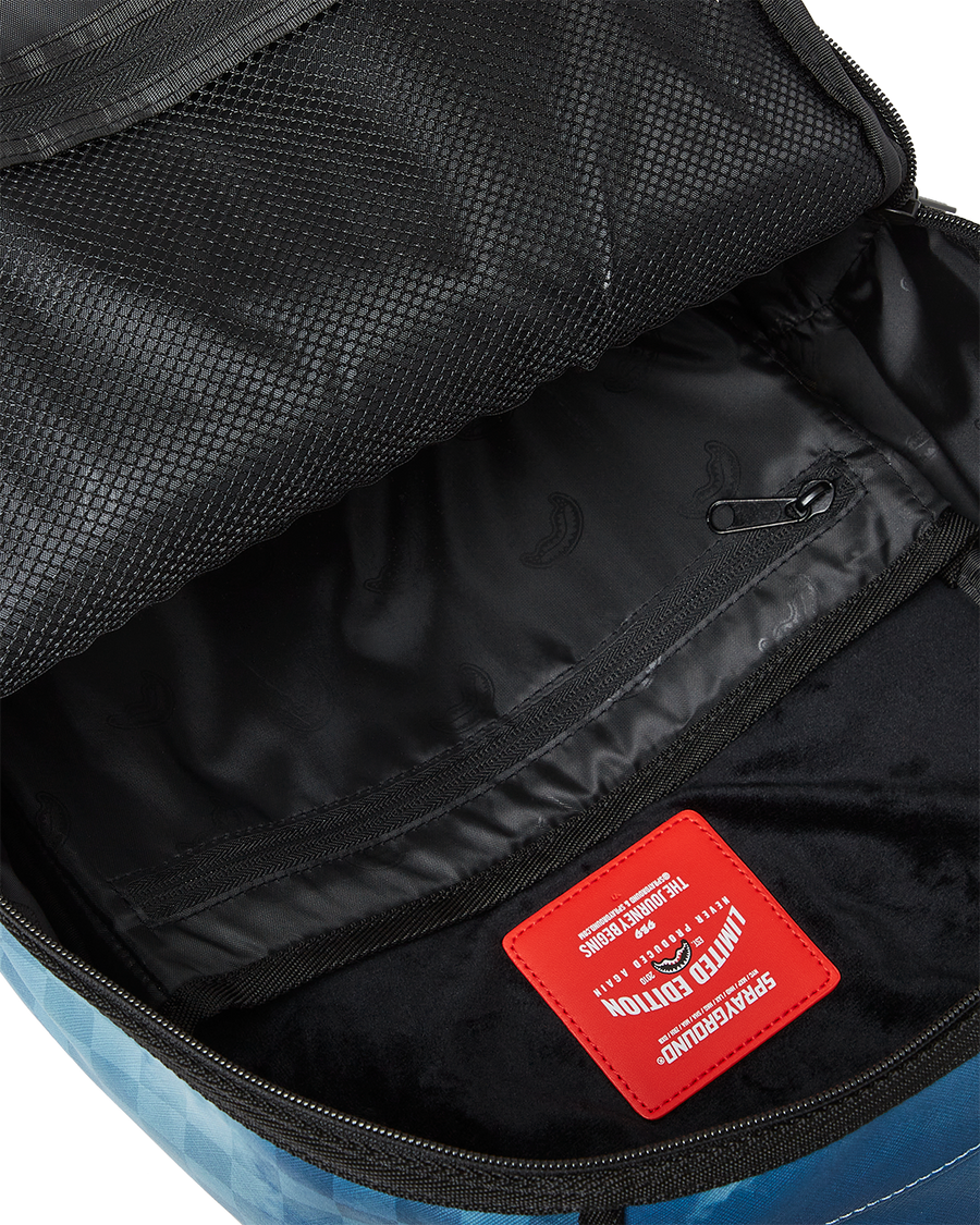 SPRAYGROUND® BACKPACK MISSION IMPOSSIBLE CHECKERED SKY DLXSV BACKPACK