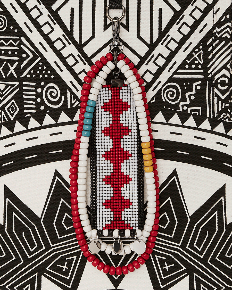 SPRAYGROUND® BACKPACK A.I. AFRICAN INTELLIGENCE THE SKYHAWK BACKPACK - SANDFLOWER COLLAB