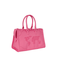 SPRAYGROUND® DUFFLE JAMES GLOBAL PINK PYRAMID DUFFLE