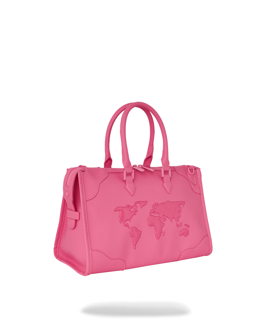 SPRAYGROUND® DUFFLE JAMES GLOBAL PINK PYRAMID DUFFLE