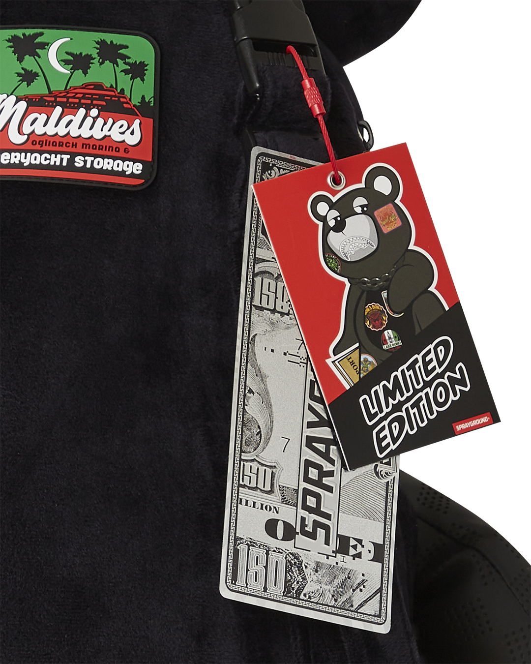 SPRAYGROUND® BACKPACK GLOBAL MOGUL BILLIONAIRE MONEYBEAR BACKPACK