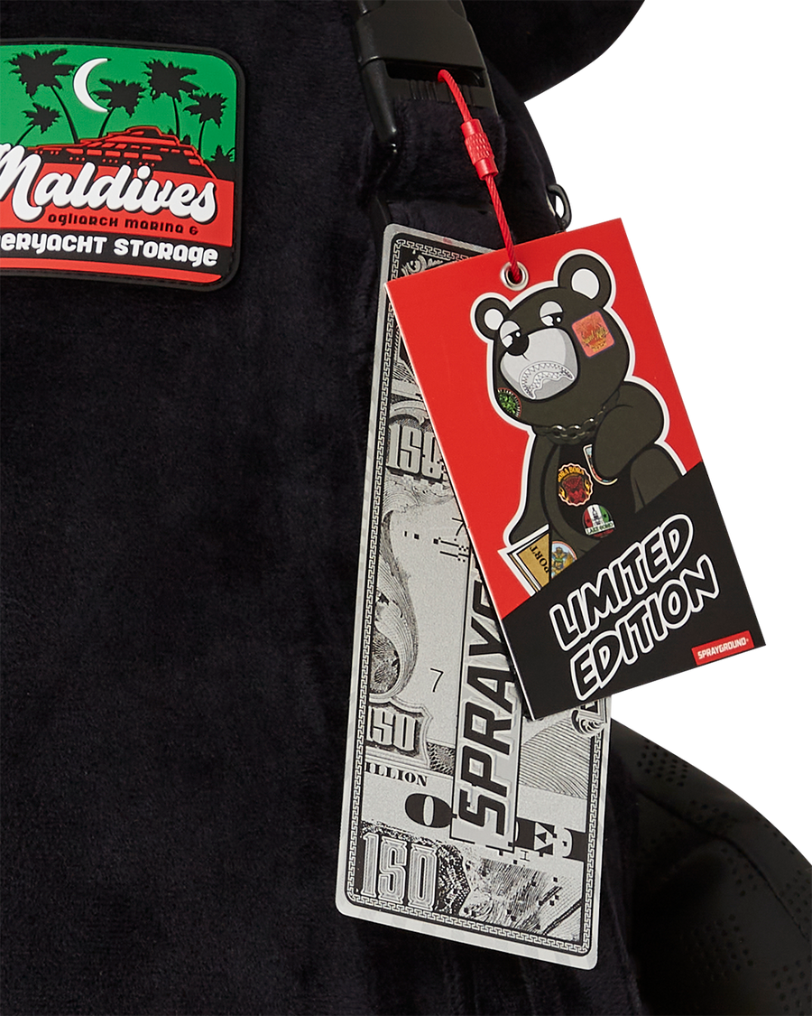SPRAYGROUND® BACKPACK GLOBAL MOGUL BILLIONAIRE MONEYBEAR BACKPACK