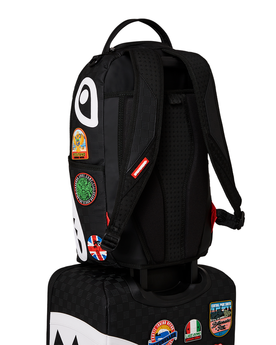 SPRAYGROUND® LUGGAGE GLOBAL MOGUL BILLIONAIRE IMPERIAL CARRY-ON LUGGAGE