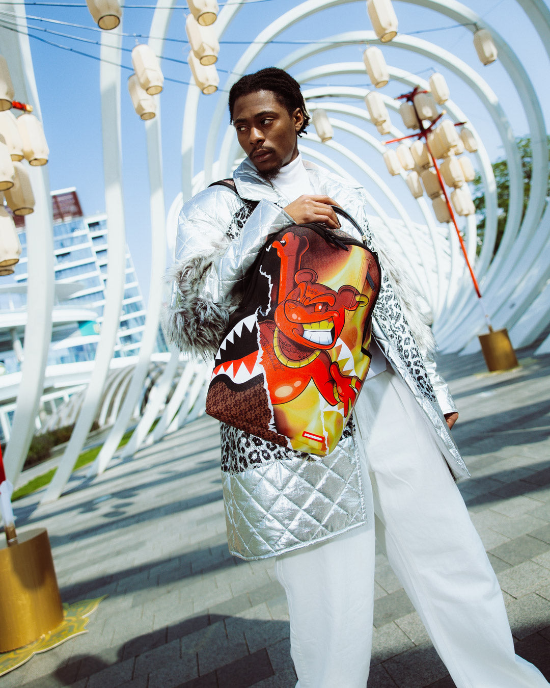 SPRAYGROUND® BACKPACK DIABLO BLAZED BREAKOUT BACKPACK