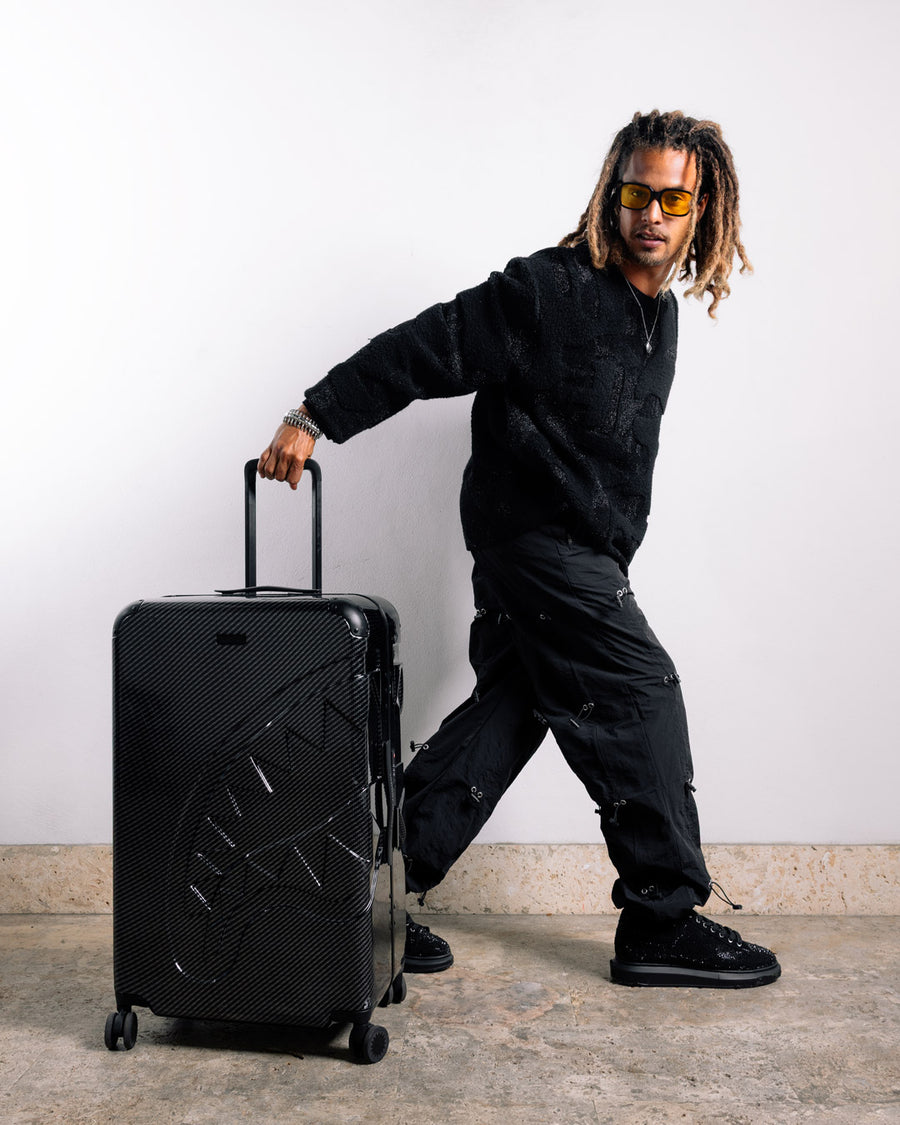 SPRAYGROUND® LUGGAGE CARBON FIBER SHARKITECTURE FULL-SIZE LUGGAGE