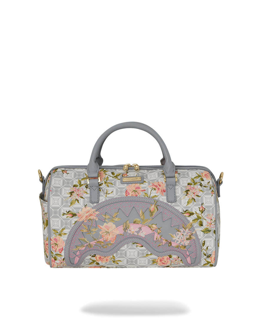 SPRAYGROUND® DUFFLE A.I. AFRICAN INTELLIGENCE ELEGANT ENERGY MINI DUFFLE - SANDFLOWER COLLAB