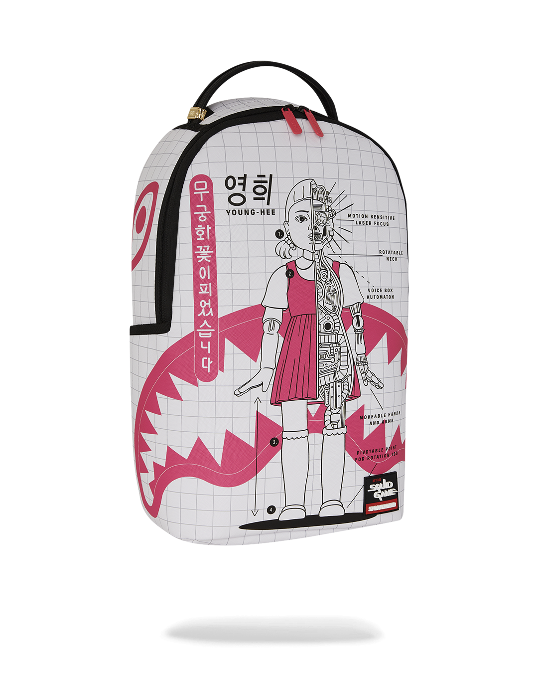 SQUID GAME COLLAB ROBOT GIRL BACKPACK – SPRAYGROUND® display picture 2