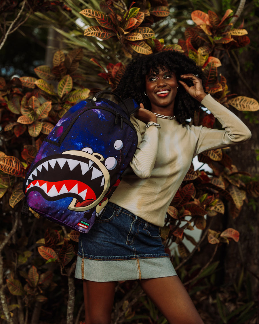 SPRAYGROUND® BACKPACK FUTURAMA NIBBLER EAT SHARK DLXR BACKPACK
