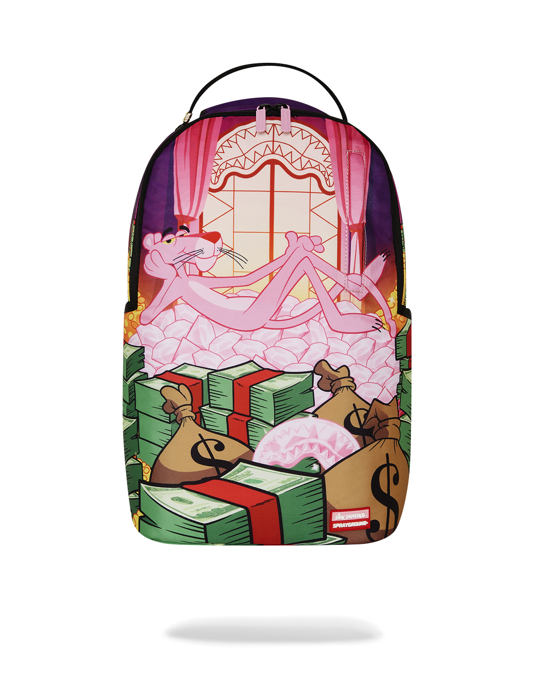 SPRAYGROUND® BACKPACK PINK PANTHER FORTRESS OF MONEY-TUDE BACKPACK