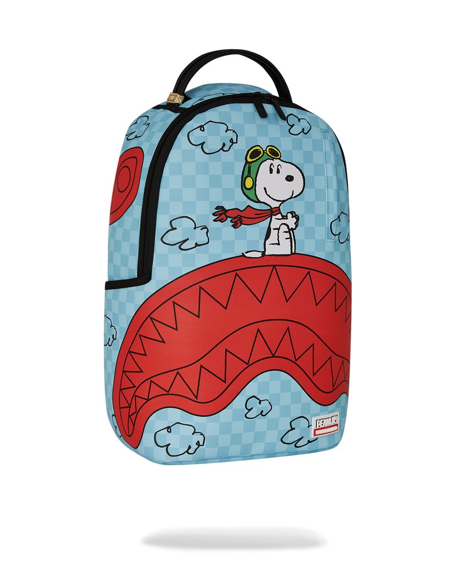 SPRAYGROUND® BACKPACK SNOOPY PILOT SHARK DLXSV BACKPACK
