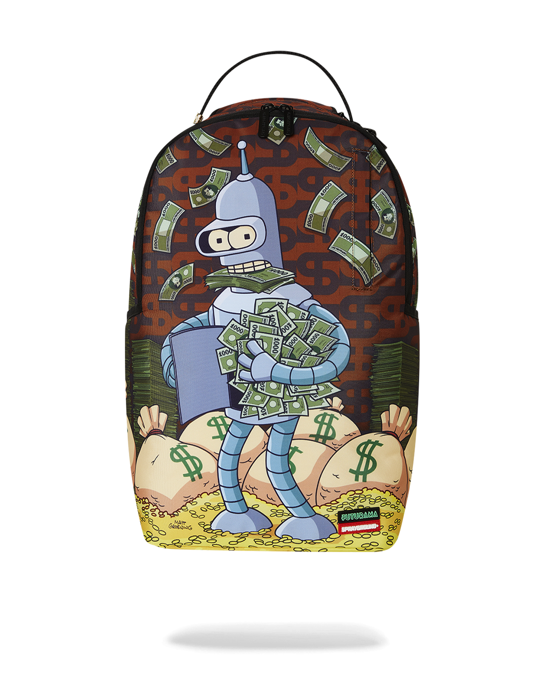 SPRAYGROUND® BACKPACK FUTURAMA CASH-IN BENDER BACKPACK