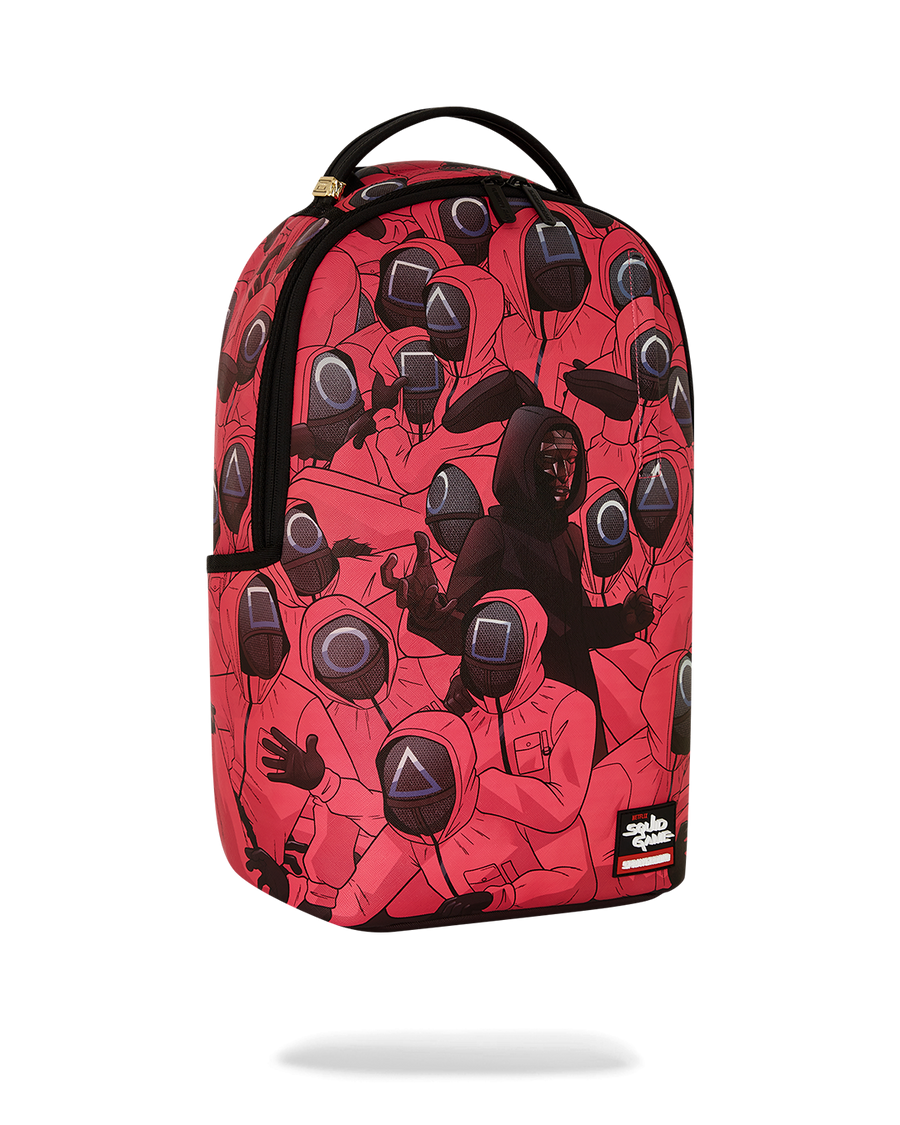 SPRAYGROUND® BACKPACK SQUID GAME FRONT MAN AND WORKERS CRAMMED BACKPACK