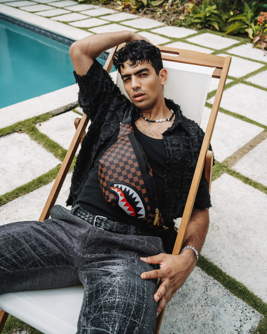 SPRAYGROUND® CROSSBODY SAWTOOTH SHARKS IN PARIS SAVVY CROSSBODY