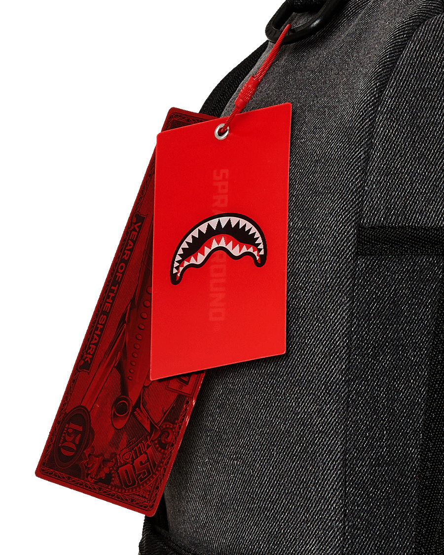 SPRAYGROUND® BACKPACK SHARK CENTRAL DENIM VENOM BACKPACK