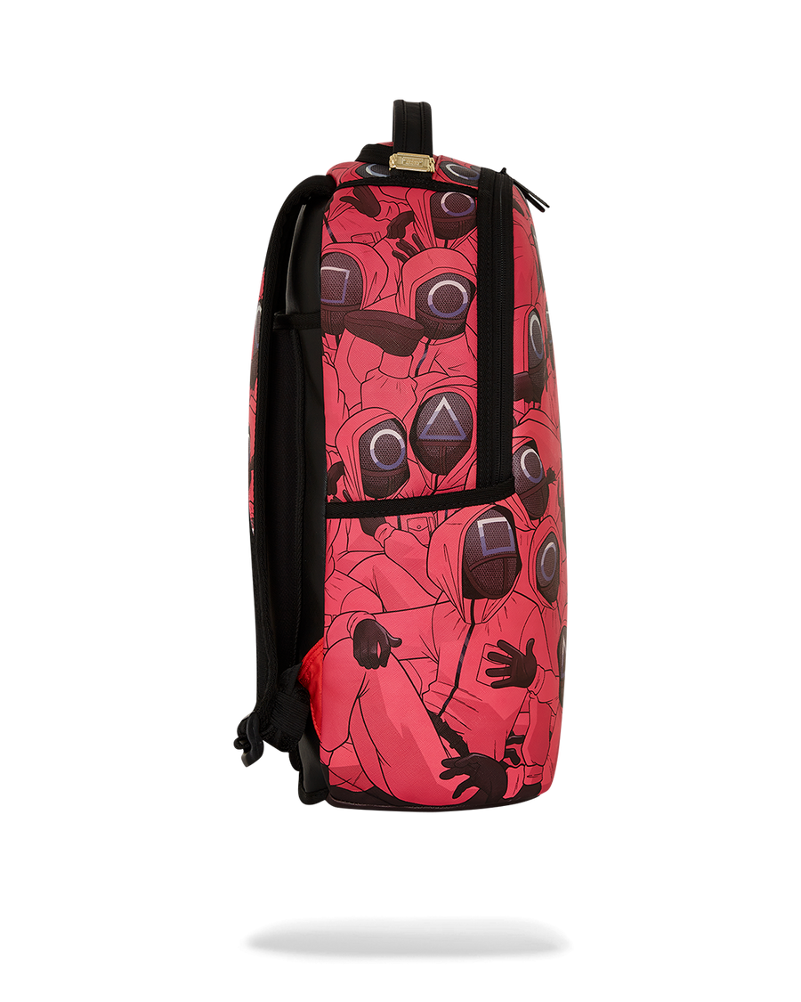 SPRAYGROUND® BACKPACK SQUID GAME FRONT MAN AND WORKERS CRAMMED BACKPACK