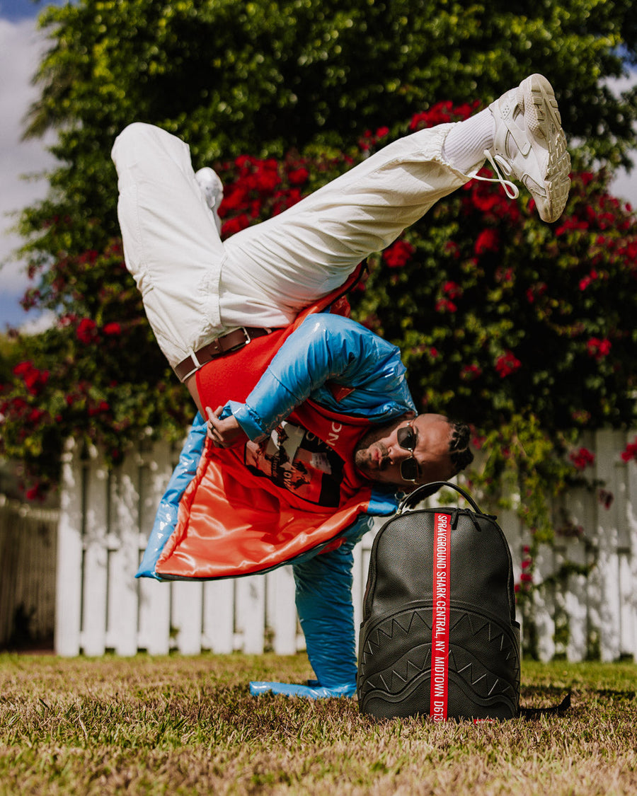 SPRAYGROUND® BACKPACK SHARK CENTRAL NEXT STOP ZIP DLXSV BACKPCK