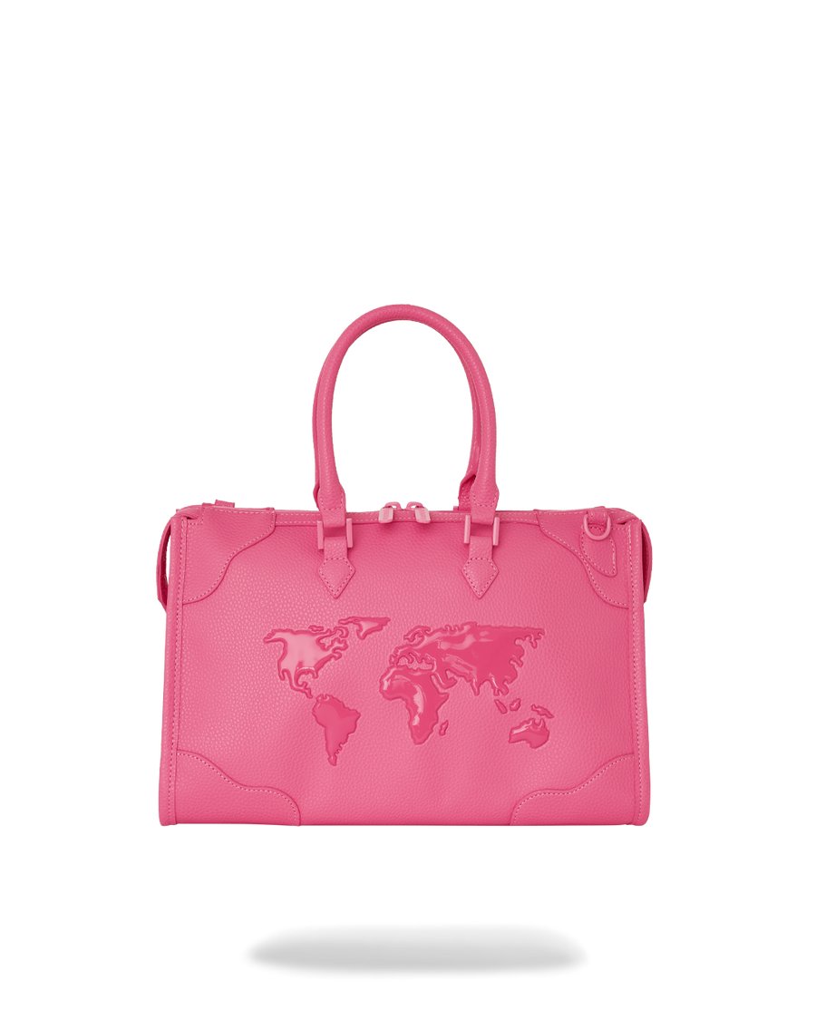 SPRAYGROUND® DUFFLE JAMES GLOBAL PINK PYRAMID DUFFLE