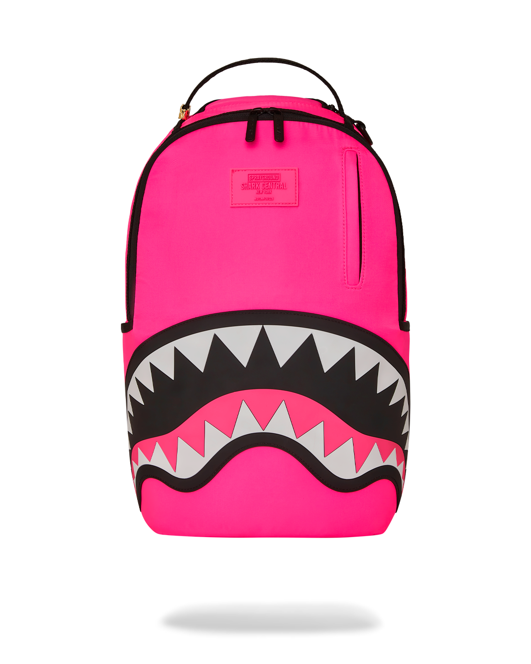 SPRAYGROUND® BACKPACK SHARK CENTRAL NYLON HOT PINK