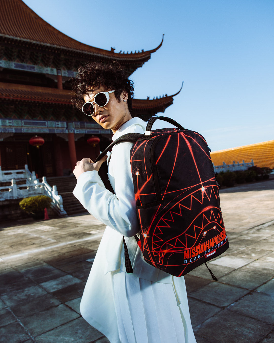 SPRAYGROUND® BACKPACK MISSION IMPOSSIBLE HEIST LASER SHARK BACKPACK