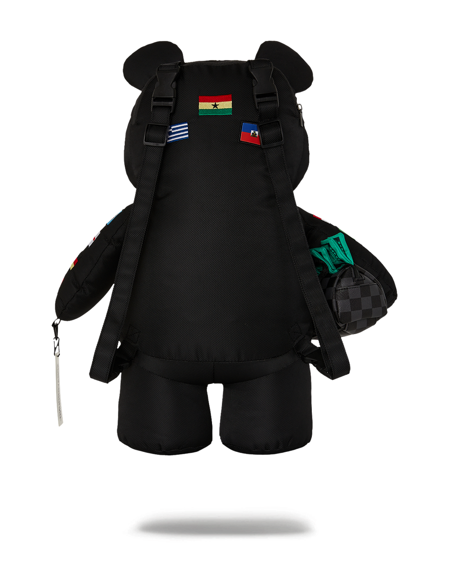 SPRAYGROUND® BACKPACK JAMES FLAGS MONEY BEAR BACKPACK
