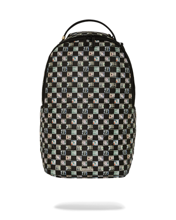 SPRAYGROUND® BACKPACK MONEY CHECK PATTERN DLX BACKPACK